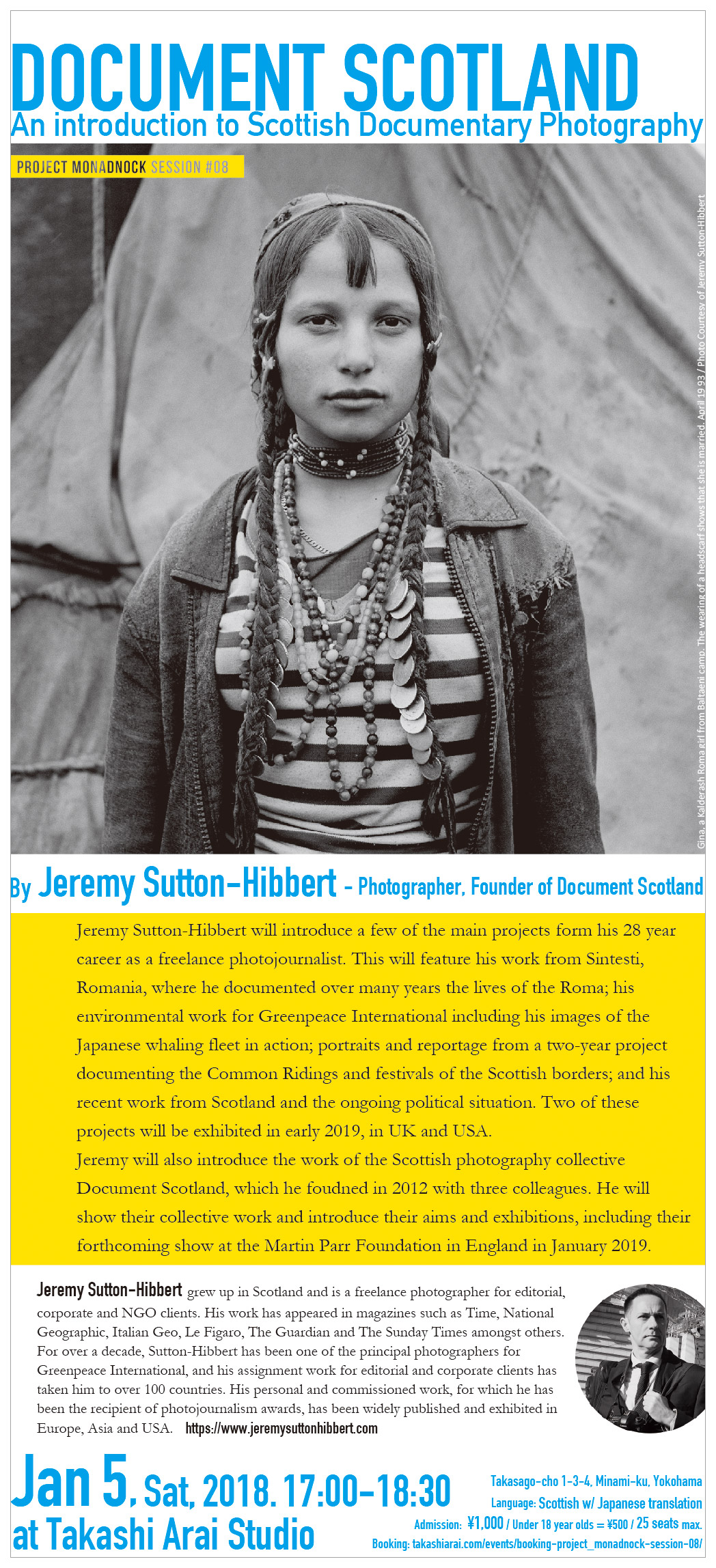 Project Monadnock - Session #08: Jeremy Sutton-Hibbert "Document Scotland - An introduction to Scottish Documentary Photography"